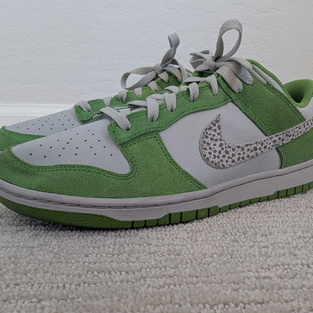 Nike Green and Gray Athletic Shoes